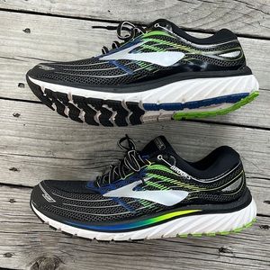 Men’s Brooks black athletic running shoes Glycerin 15 Super dna cushion size 14